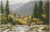 Crow Country - by Howard Terpning