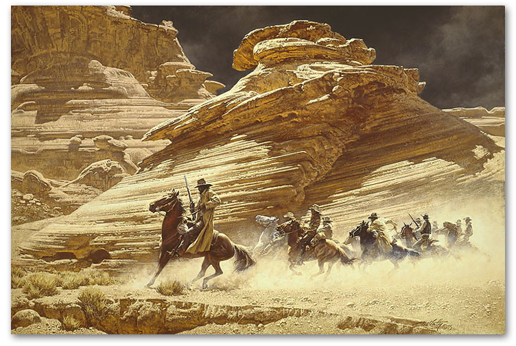 Dust Stained Posse - by Frank McCarthy