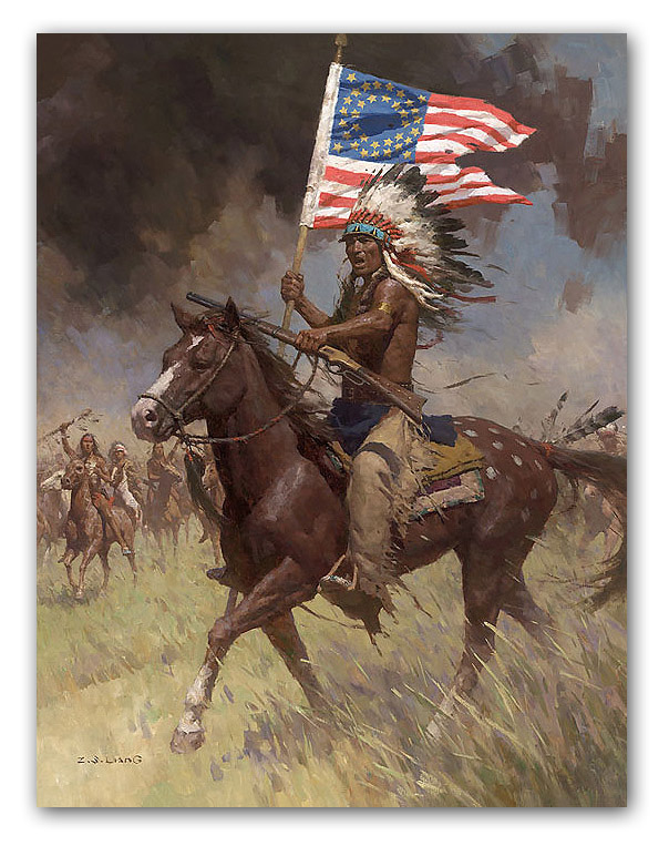 Lakota Warriors, Little Big Horn, June 25, 1876