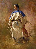 Shield of Her Husband - by Howard Terpning