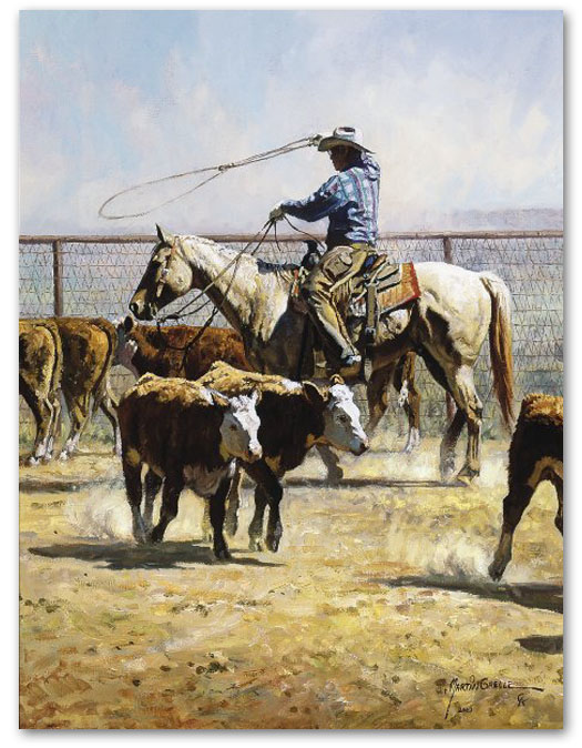 In the Texas Dust - by Martin Grelle