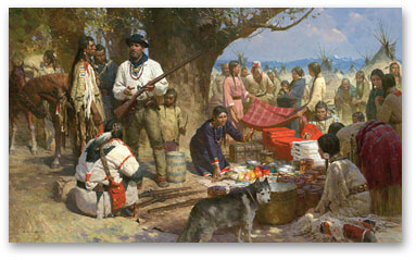 Trading with the Blackfeet