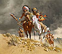 Cheyenne War Party - by Frank McCarthy