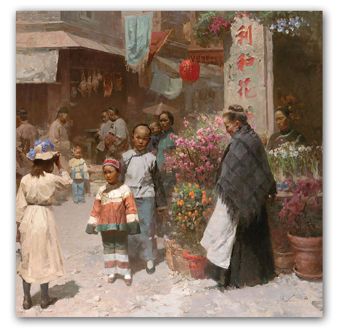 Chinese Flower Shop, San Francisco 1904