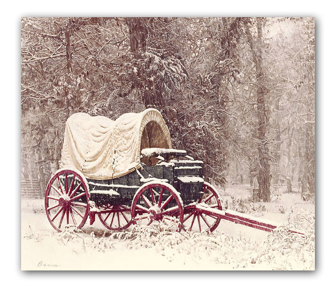 Chuck Wagon in the Snow