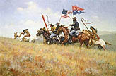 Flags on the Frontier - by Howard Terpning