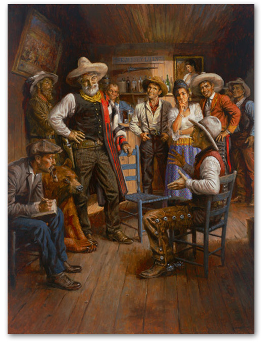 Judge Roy Bean and His Court - by Andy Thomas