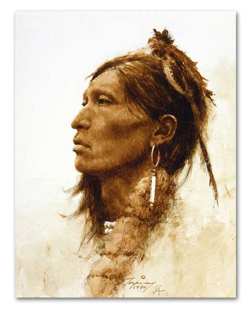 Kiowa - by Howard Terpning