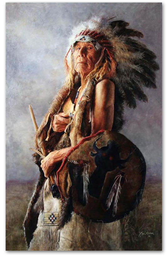 Monarch of the Buffalo Nation - by John Coleman