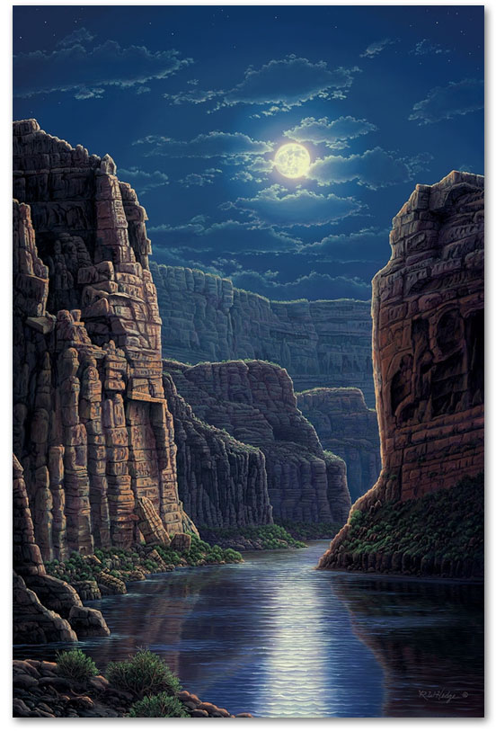 Moonlit Pass - by R.W. Hedge