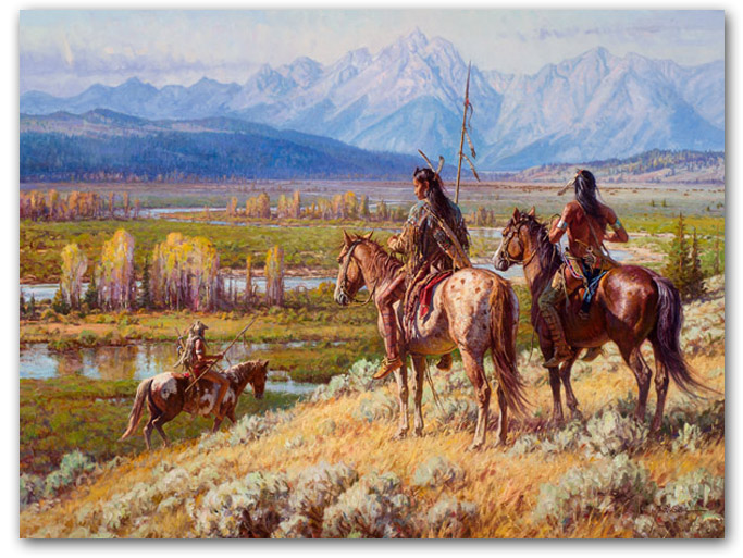 Scouts on the Buffalo Fork