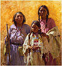 Three Generations - by Howard Terpning