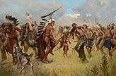 Victory Dance, Little Big Horn, 1876 - by Z.S. Liang