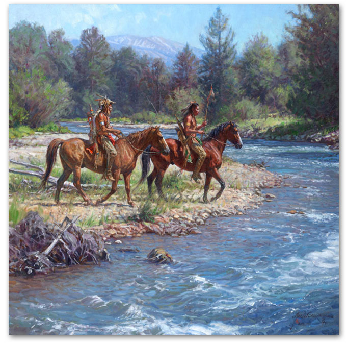 Wolves on Rock Creek - by Martin Grelle